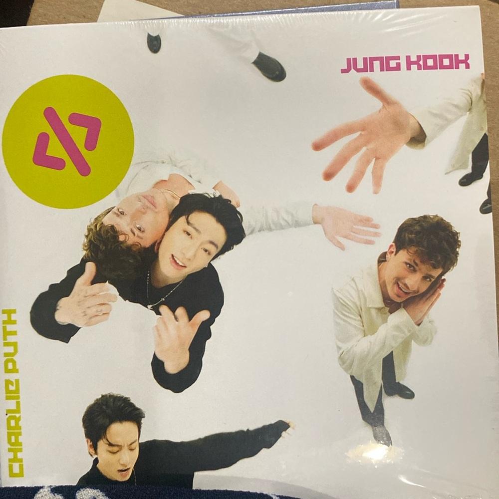 Official Left & Right Charlie Puth & Jungkook CD first batch